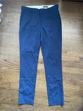 H&M Slim Tapered Navy Dress Pants